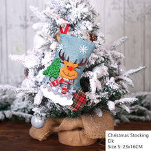 Load image into Gallery viewer, New Year 2021 Gifts Bag Christmas Stocking Noel Christmas Decorations for Home Navidad Socks Xmas Tree Decoration Natal Decor