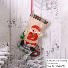 Load image into Gallery viewer, New Year 2021 Gifts Bag Christmas Stocking Noel Christmas Decorations for Home Navidad Socks Xmas Tree Decoration Natal Decor