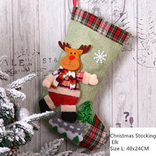 Load image into Gallery viewer, New Year 2021 Gifts Bag Christmas Stocking Noel Christmas Decorations for Home Navidad Socks Xmas Tree Decoration Natal Decor