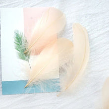 Load image into Gallery viewer, 100pcs 8-12cm Makaron Balloon Decoration Filling Natural Feather Wedding Birthday Party Decoration Decoration Photo props

