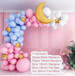 PATIMATE Macaron Balloon Garland Arch Birthday Party Decoration Kids Confetti Wedding Birthday Balloon baby shower Boy Girl
