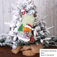 Load image into Gallery viewer, New Year 2021 Gifts Bag Christmas Stocking Noel Christmas Decorations for Home Navidad Socks Xmas Tree Decoration Natal Decor
