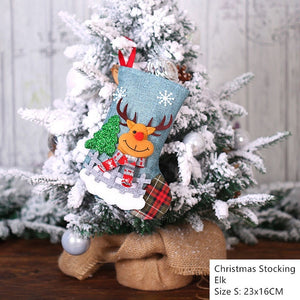 New Year 2021 Gifts Bag Christmas Stocking Noel Christmas Decorations for Home Navidad Socks Xmas Tree Decoration Natal Decor