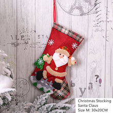 Load image into Gallery viewer, New Year 2021 Gifts Bag Christmas Stocking Noel Christmas Decorations for Home Navidad Socks Xmas Tree Decoration Natal Decor
