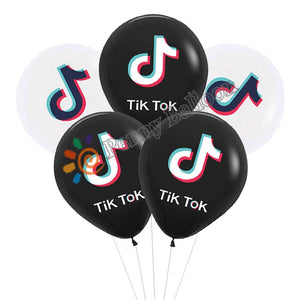 12pcs/lot tiktok latex Balloon  Party Supplies Birthday Party Decorations Toys For Kids Globos