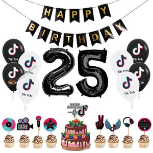 12pcs/lot tiktok latex Balloon  Party Supplies Birthday Party Decorations Toys For Kids Globos
