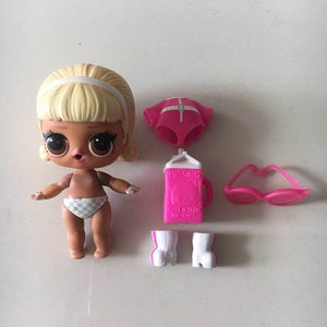 Series 4 Lols Big Doll Set With Clothes Shoes Bottle And Other Accessories DIY Kids Older Sister Dolls